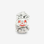 Praan Rose Pumpkin silver; orange sterling-silver Bead by The Alternative Bead. Your official Praan Retailer from Germany