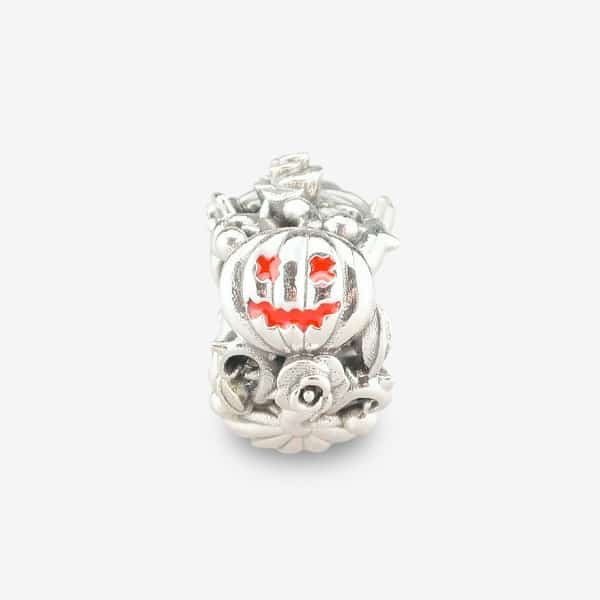 Praan Rose Pumpkin silver; orange sterling-silver Bead by The Alternative Bead. Your official Praan Retailer from Germany
