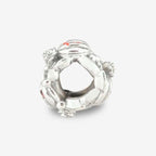 Praan Rose Pumpkin silver; orange sterling-silver Bead by The Alternative Bead. Your official Praan Retailer from Germany