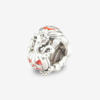 Praan Rose Pumpkin silver; orange sterling-silver Bead by The Alternative Bead. Your official Praan Retailer from Germany