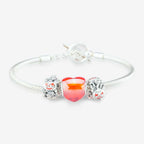 Praan Rose Pumpkin silver; orange sterling-silver Bead by The Alternative Bead. Your official Praan Retailer from Germany