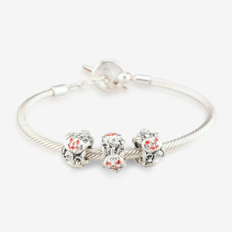 Praan Rose Pumpkin silver; orange sterling-silver Bead by The Alternative Bead. Your official Praan Retailer from Germany