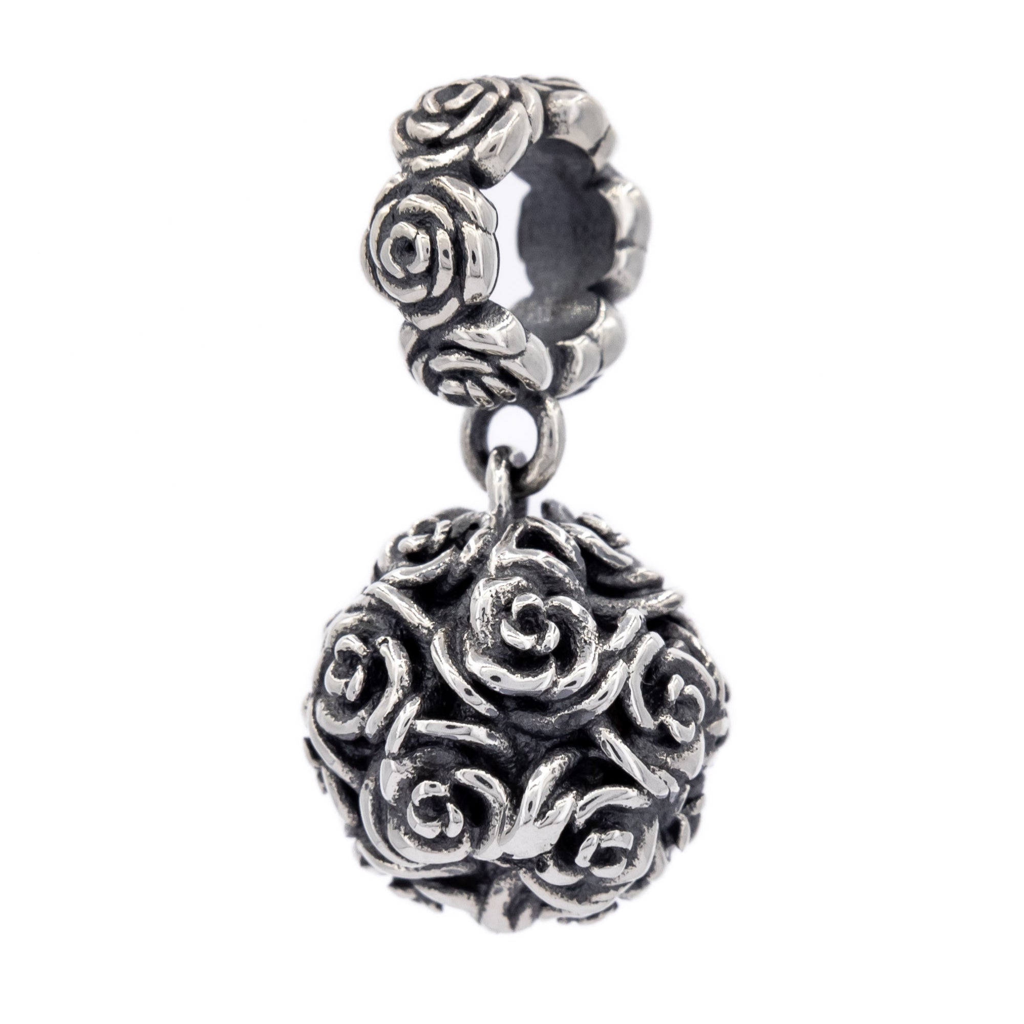 Elfbeads Roses Dangle V2 silver sterling-silver Dangle by The Alternative Bead. Your official Elfbeads Retailer from Germany