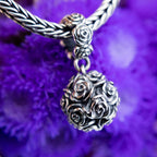Elfbeads Roses Dangle V2 silver sterling-silver Dangle by The Alternative Bead. Your official Elfbeads Retailer from Germany