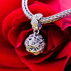 Elfbeads Roses Dangle V2 silver sterling-silver Dangle by The Alternative Bead. Your official Elfbeads Retailer from Germany