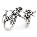 Elfbeads Rose Skull Flowerhugs silver sterling-silver Bead by The Alternative Bead. Your official Elfbeads Retailer from Germany