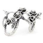 Elfbeads Rose Skull Flowerhugs silver sterling-silver Bead by The Alternative Bead. Your official Elfbeads Retailer from Germany