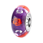 Elfbeads Rose of Secrets Monroe purple; red glass Bead by The Alternative Bead. Your official Elfbeads Retailer from Germany