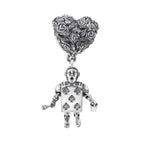 Elfbeads Roseheart Guard silver sterling-silver Dangle by The Alternative Bead. Your official Elfbeads Retailer from Germany