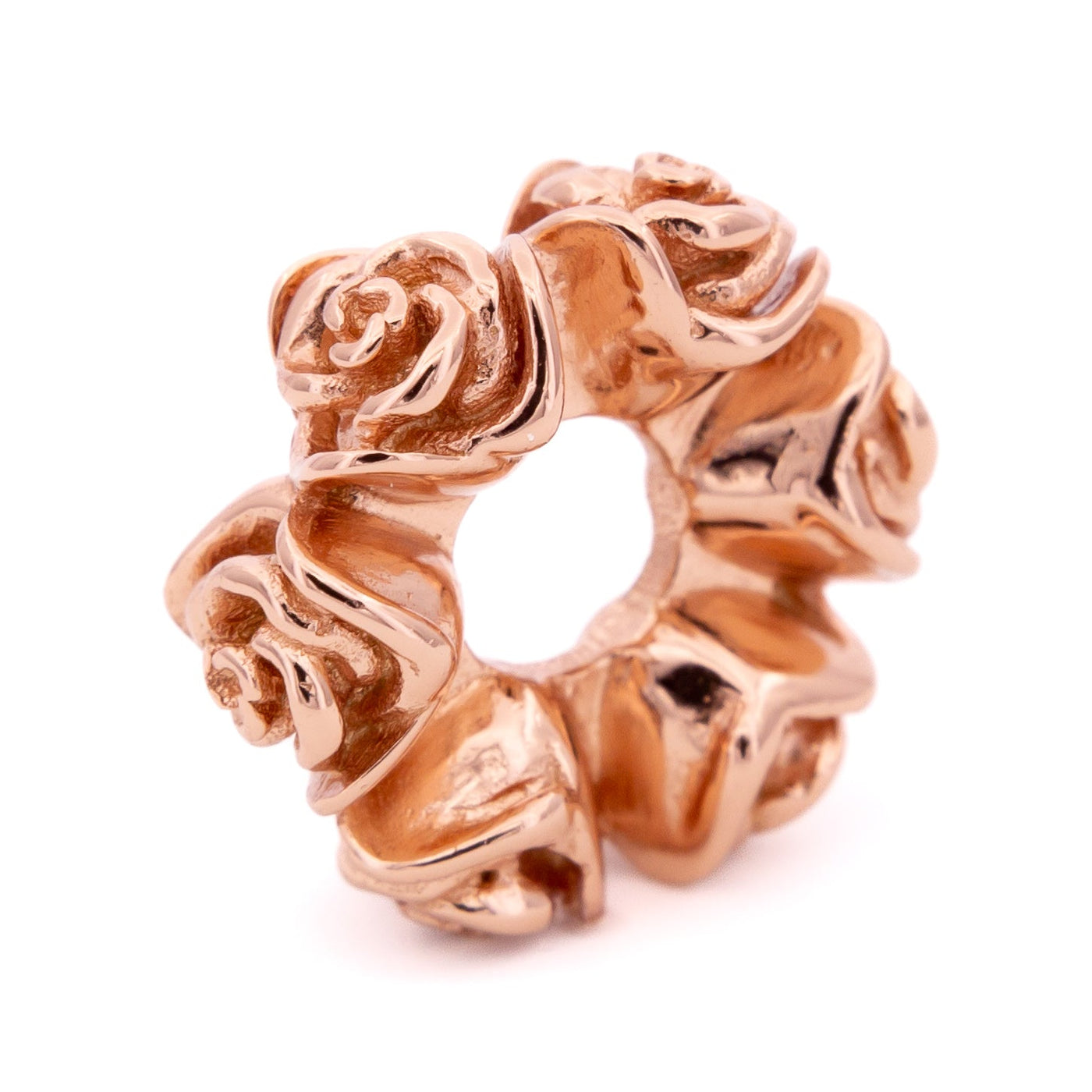 Elfbeads Roses SRGP rose-gold sterling-silver; rose-gold Bead by The Alternative Bead. Your official Elfbeads Retailer from Germany