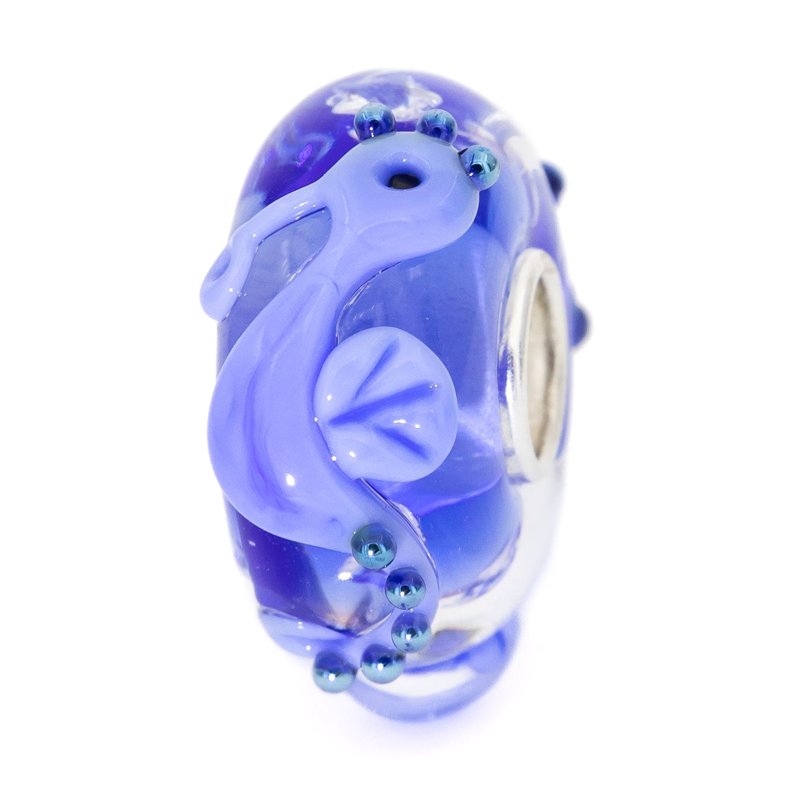 Elfbeads Royal Blue Seahorse  glass Bead by The Alternative Bead. Your official Elfbeads Retailer from Germany