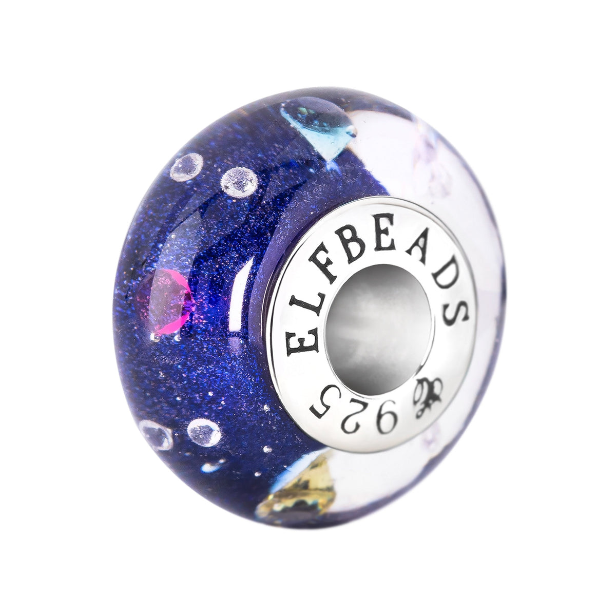 Elfbeads Royal Masquerade blue glass Bead by The Alternative Bead. Your official Elfbeads Retailer from Germany