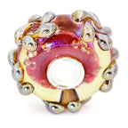 Elfbeads Ruby Gold Roses  glass Bead by The Alternative Bead. Your official Elfbeads Retailer from Germany