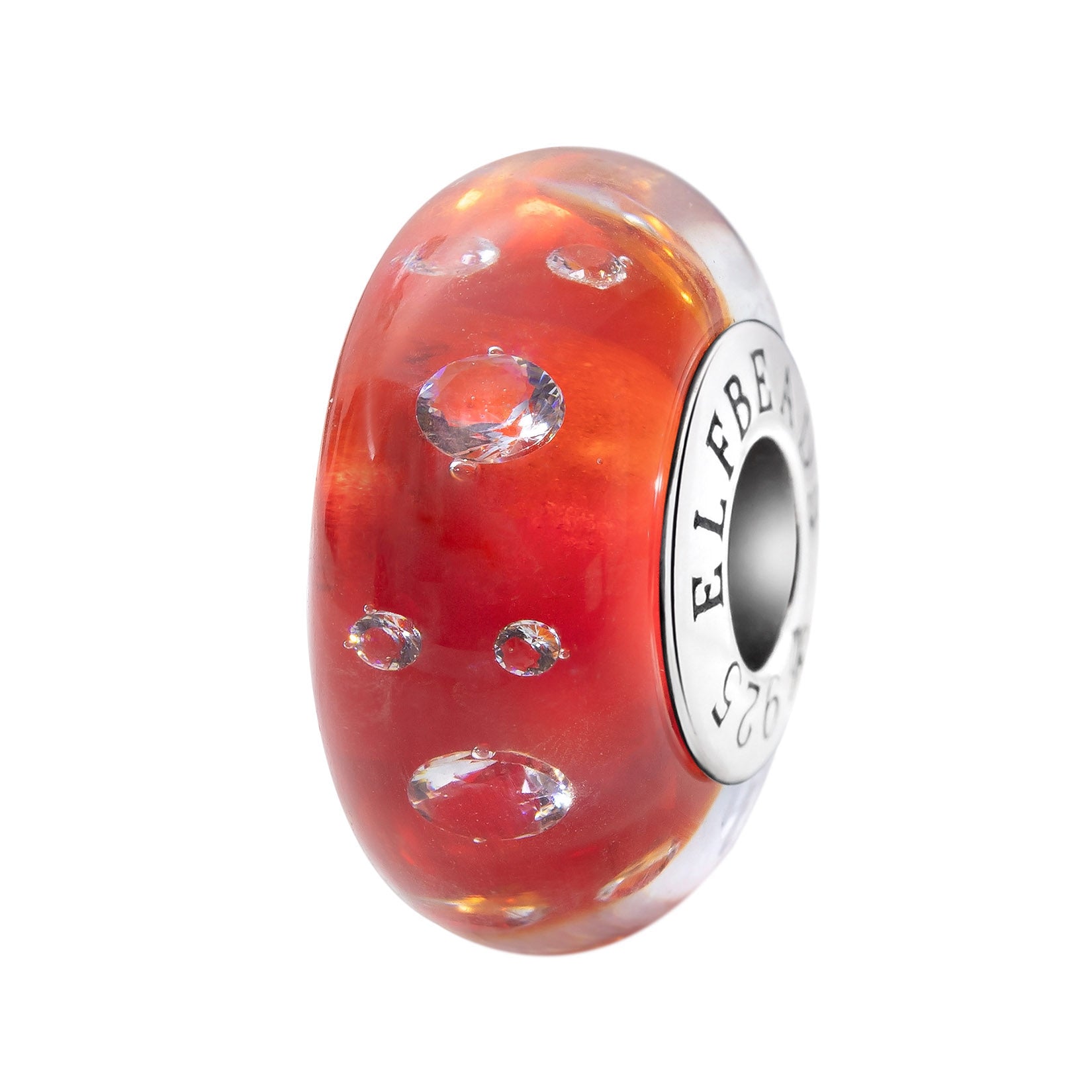 Elfbeads Ruby Red Monroe red glass Bead by The Alternative Bead. Your official Elfbeads Retailer from Germany