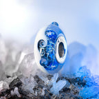 Elfbeads Starry Night Snow Storm  glass Bead by The Alternative Bead. Your official Elfbeads Retailer from Germany