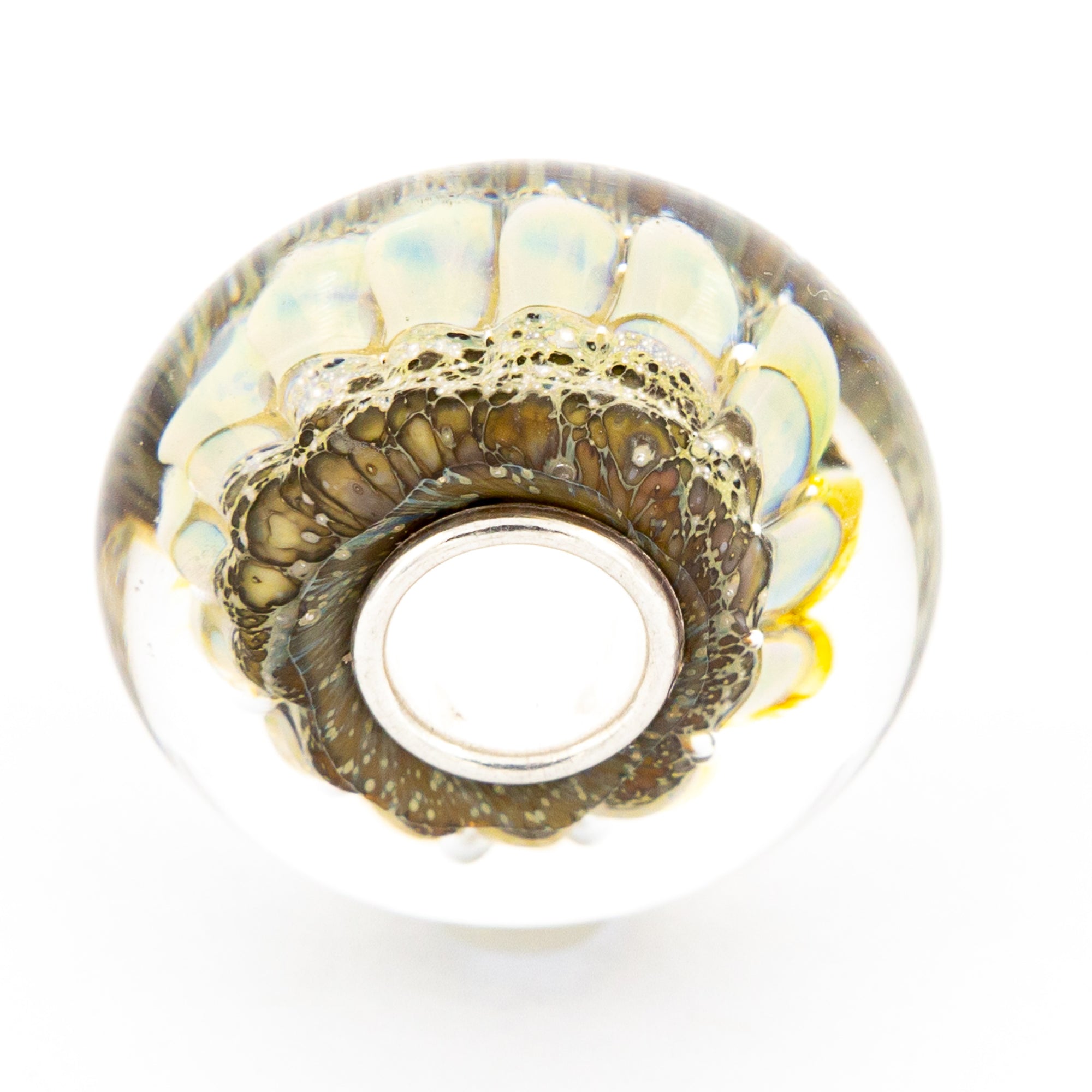 Elfbeads Sunny Sand Snakeskin  glass Bead by The Alternative Bead. Your official Elfbeads Retailer from Germany