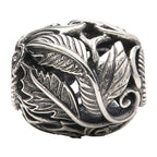 Ogerbeads Dancing Leafs Barrel silver sterling-silver Bead by The Alternative Bead. Your official Ogerbeads Retailer from Germany