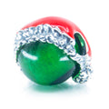 Aurora Charm Santas Red Hat Glass Bead silver; red; green sterling-silver; enamel; glass Bead by The Alternative Bead. Your official Aurora Charm Retailer from Germany