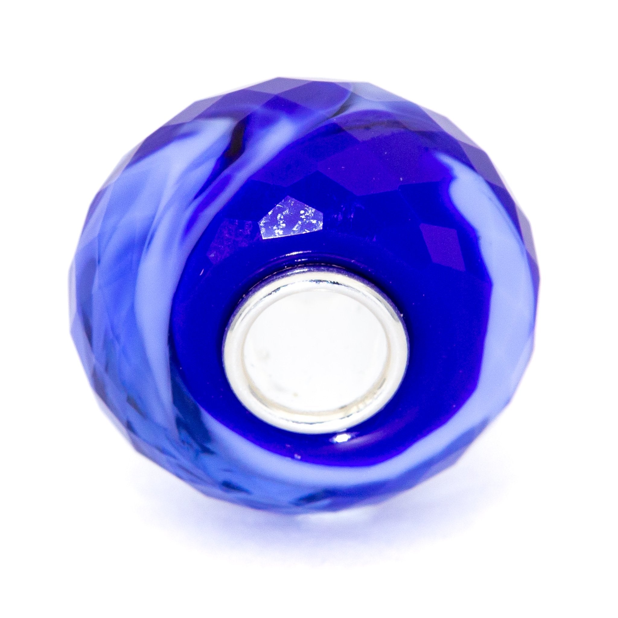 Elfbeads Sapphire Candy Crush Fractal  glass Bead by The Alternative Bead. Your official Elfbeads Retailer from Germany