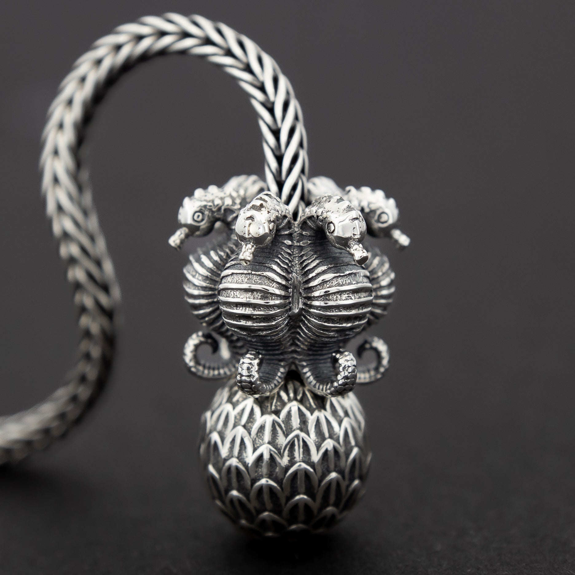 Elfbeads Seahorse Carousel silver sterling-silver Bead by The Alternative Bead. Your official Elfbeads Retailer from Germany