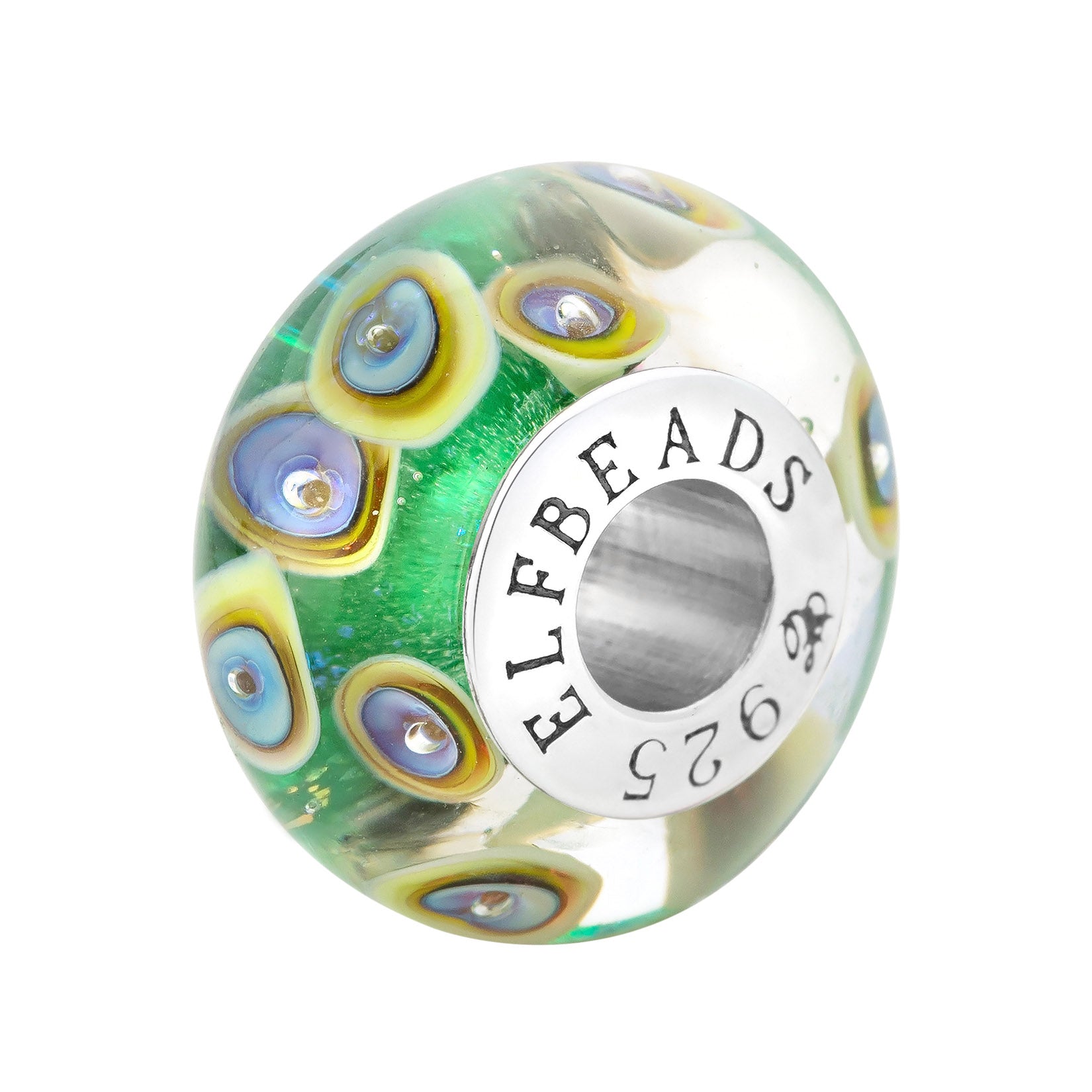 Elfbeads Secret Garden Fairy Pond green glass Bead by The Alternative Bead. Your official Elfbeads Retailer from Germany