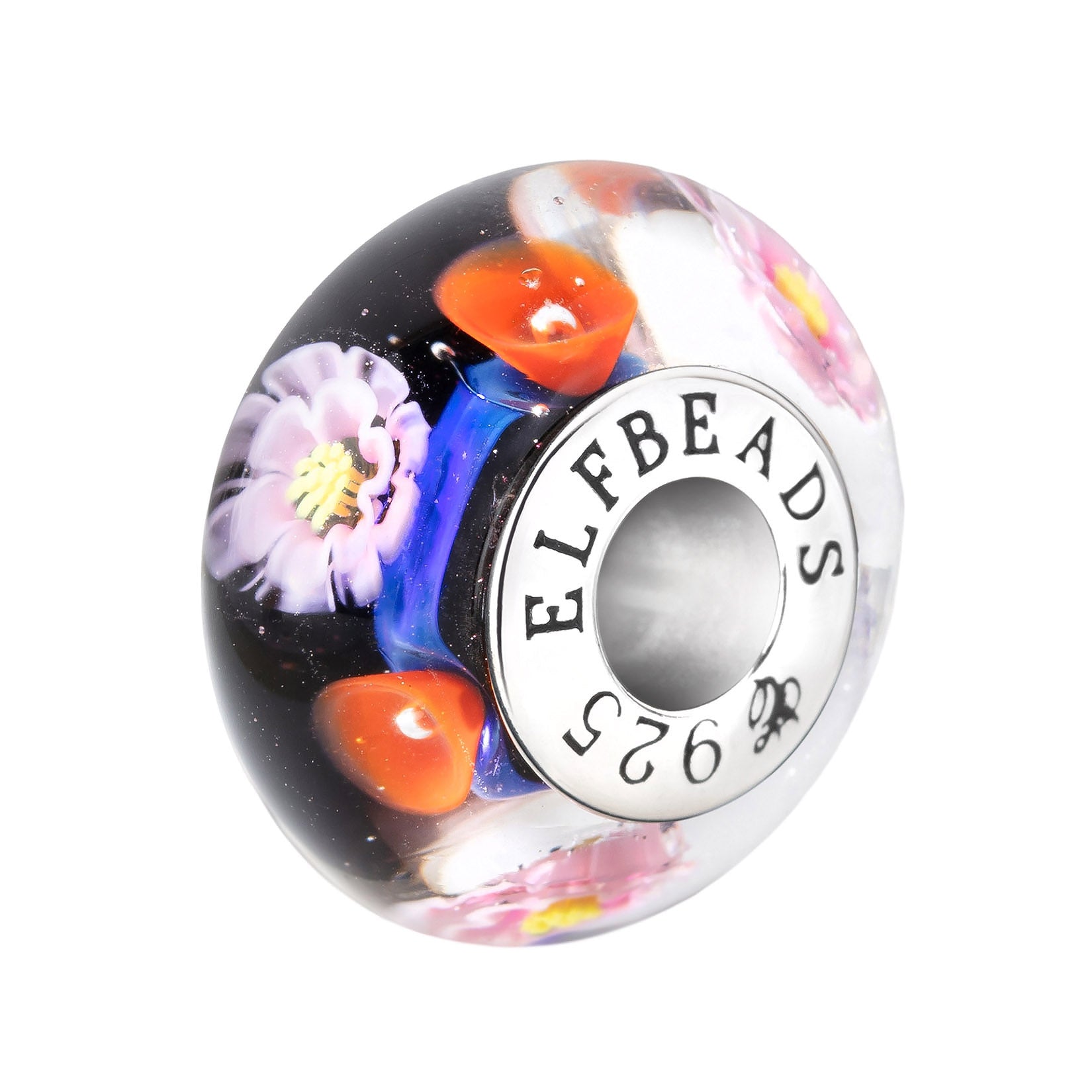 Elfbeads Secret Garden Mystery Blossom floral glass Bead by The Alternative Bead. Your official Elfbeads Retailer from Germany