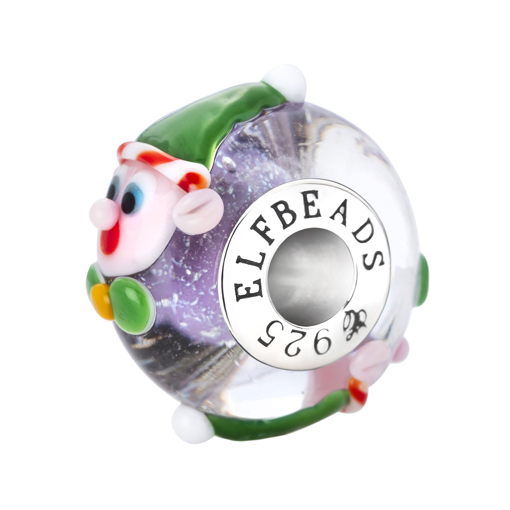 Elfbeads Secret Elf of Wonder silver glass Bead by The Alternative Bead. Your official Elfbeads Retailer from Germany