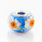 VIP-CHARMS Sky Harmony Bead blue; white; orange glass Bead by The Alternative Bead. Your official VIP-CHARMS Retailer from Germany