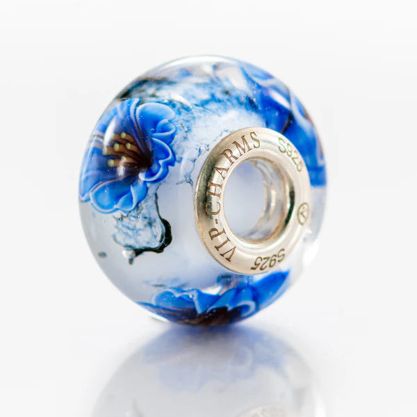 VIP-CHARMS Blue Mirage Bead blue glass Bead by The Alternative Bead. Your official VIP-CHARMS Retailer from Germany