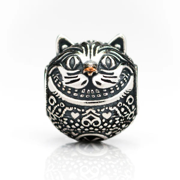 VIP-CHARMS Cheshire Cat Bead silver sterling-silver Bead by The Alternative Bead. Your official VIP-CHARMS Retailer from Germany