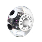 Elfbeads Silver Moon Dance black; white glass Bead by The Alternative Bead. Your official Elfbeads Retailer from Germany