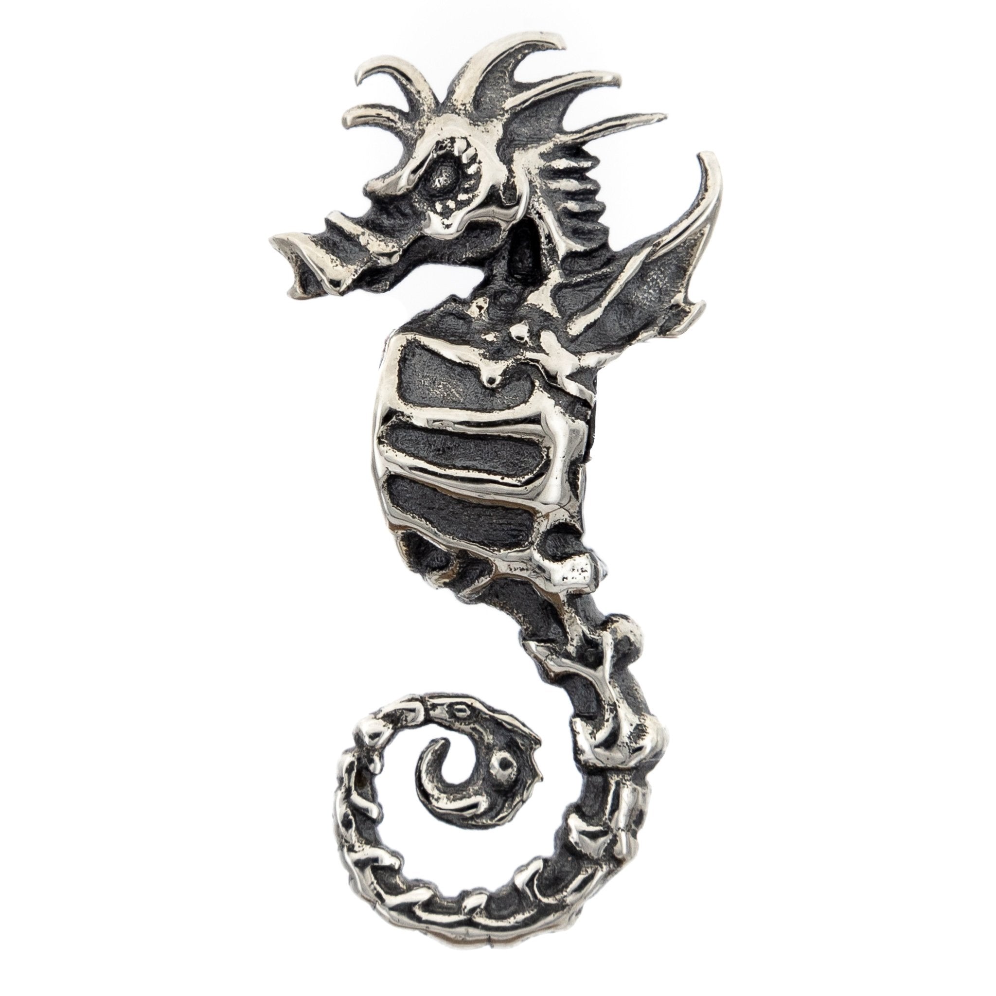 Elfbeads Skeleton Seahorse silver sterling-silver Bead by The Alternative Bead. Your official Elfbeads Retailer from Germany