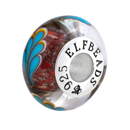  Elfbeads Skykissed Fall Leaves Golddust Charm by The Alternative Bead 