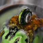 Elfbeads Slime Potion green; black; silver glass Bead by The Alternative Bead. Your official Elfbeads Retailer from Germany