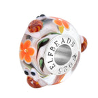 Elfbeads Snail Meadow Delight orange glass Bead by The Alternative Bead. Your official Elfbeads Retailer from Germany