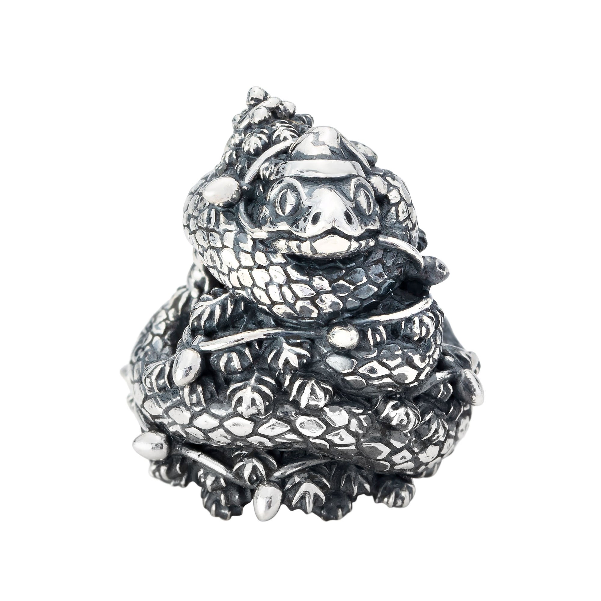 Elfbeads Snakey Claus silver sterling-silver Bead by The Alternative Bead. Your official Elfbeads Retailer from Germany