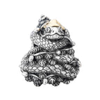Elfbeads Snakey Claus Two-Tone silver sterling-silver Bead by The Alternative Bead. Your official Elfbeads Retailer from Germany