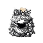 Elfbeads Snakey Claus Two-Tone silver sterling-silver Bead by The Alternative Bead. Your official Elfbeads Retailer from Germany