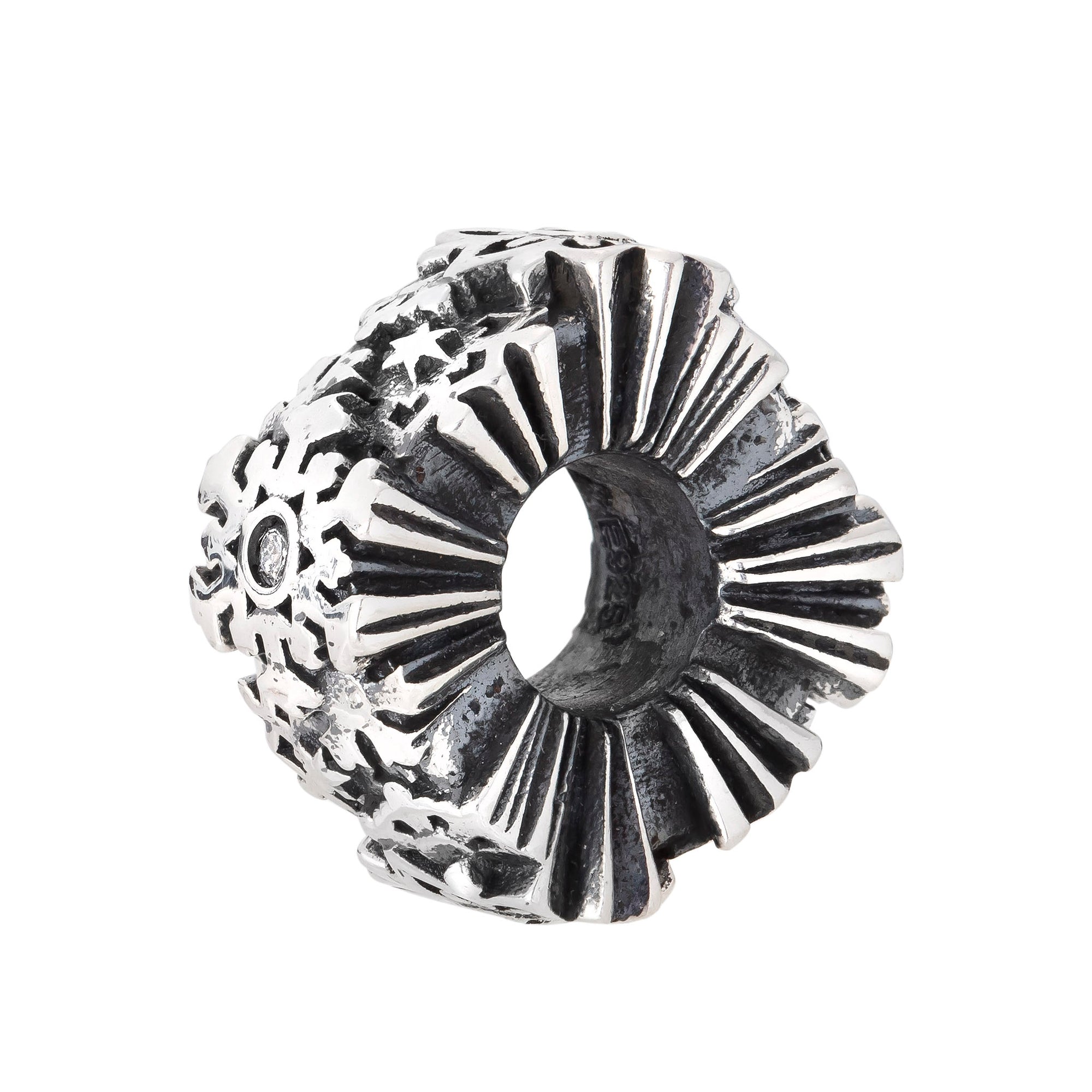 Elfbeads Snowflake Spacer silver sterling-silver Spacer by The Alternative Bead. Your official Elfbeads Retailer from Germany
