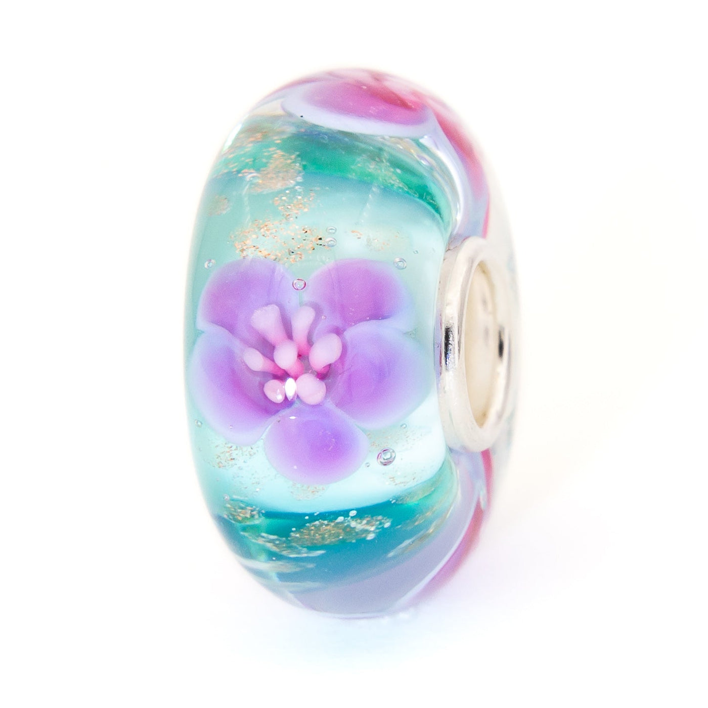 Elfbeads Soft Blossom Golddust  glass Bead by The Alternative Bead. Your official Elfbeads Retailer from Germany