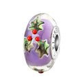 Elfbeads Soft Levander Poinsettia silver; purple sterling-silver; glass Bead by The Alternative Bead. Your official Elfbeads Retailer from Germany