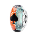 Elfbeads Spades of Secrets orange; blue glass Bead by The Alternative Bead. Your official Elfbeads Retailer from Germany