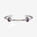 Praan Sparkling Grape Purple Stopper Charms purple glass Stopper by The Alternative Bead. Your official Praan Retailer from Germany