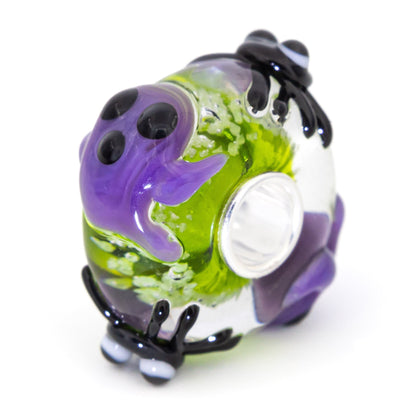  Elfbeads Spider Ghosts Greenlight Charm by The Alternative Bead 