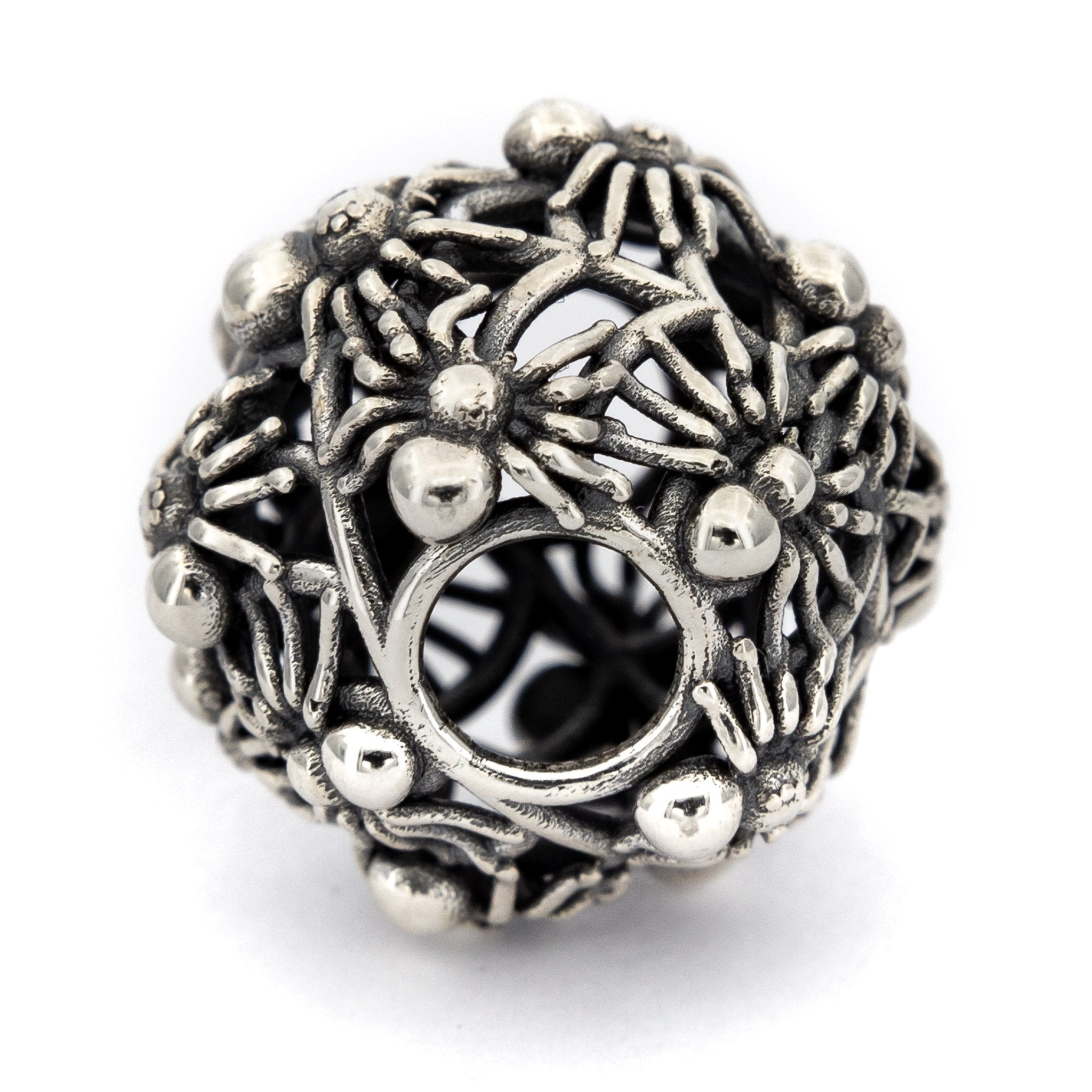 Elfbeads Spider Nest silver sterling-silver Bead by The Alternative Bead. Your official Elfbeads Retailer from Germany
