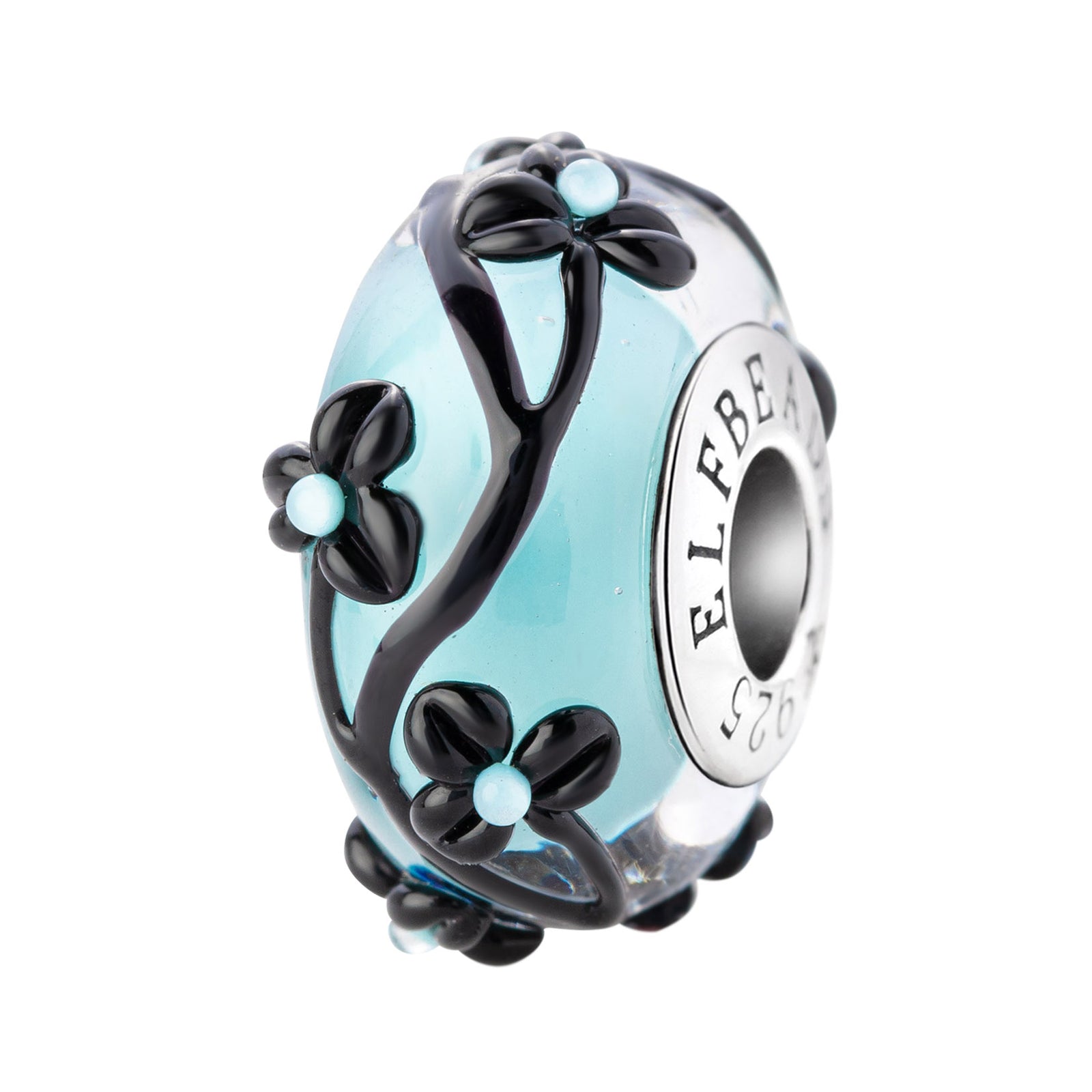 Elfbeads Spooky Lagoon Flowertwig  glass Bead by The Alternative Bead. Your official Elfbeads Retailer from Germany