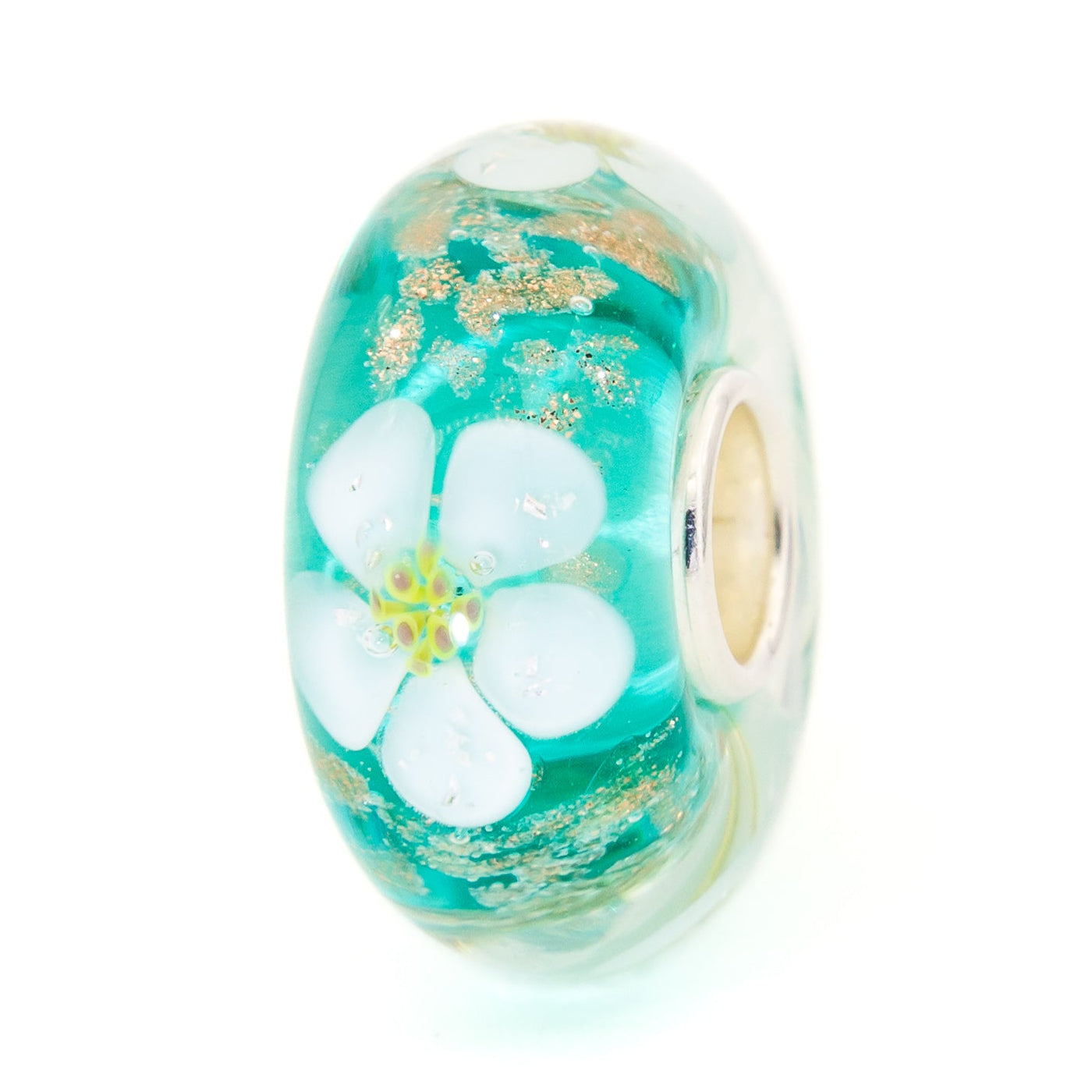 Elfbeads Spring Blossom Golddust  glass Bead by The Alternative Bead. Your official Elfbeads Retailer from Germany