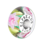 Elfbeads Spring Lotus Symphony silver glass Bead by The Alternative Bead. Your official Elfbeads Retailer from Germany
