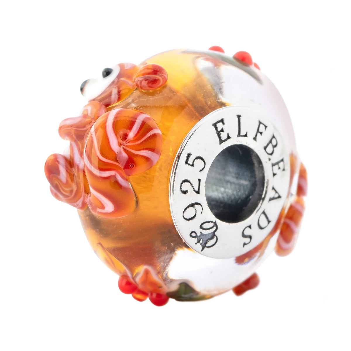 Elfbeads Squirrel Feast orange glass Bead by The Alternative Bead. Your official Elfbeads Retailer from Germany