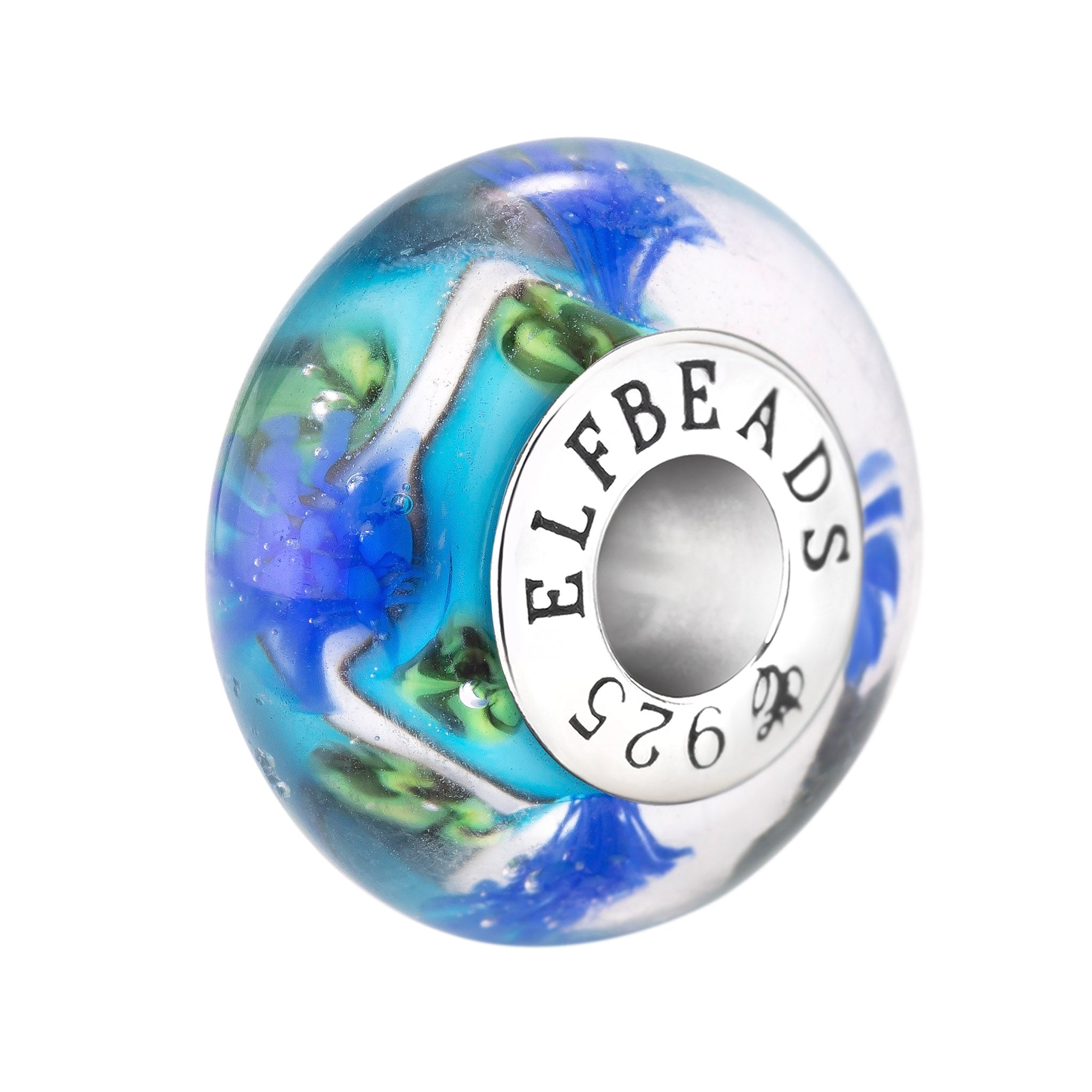 Elfbeads Staghorn Reef Garden blue glass Bead by The Alternative Bead. Your official Elfbeads Retailer from Germany